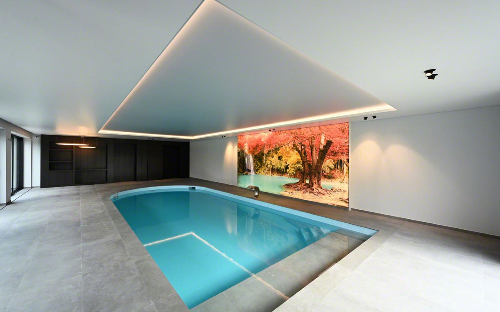 Plafond tendu Barrisol pour piscines